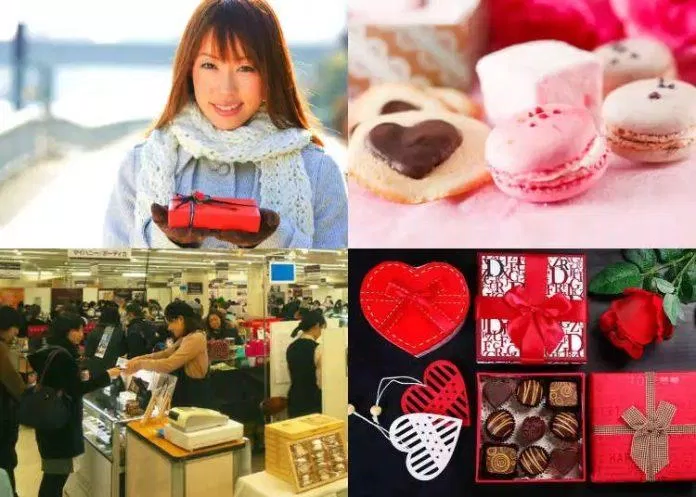 Ngày Valentine để tỏ lòng biết ơn ở Nhật Bản