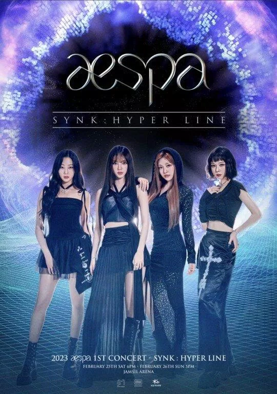 aespa "2023 aespa 1st CONCERT – SYNK: HYPER LINE.” (Ảnh: Internet)