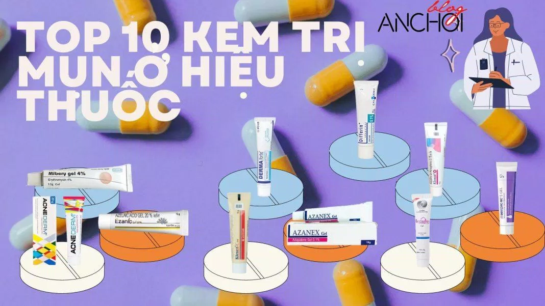 kem trị mụn ở hiệu thuốc