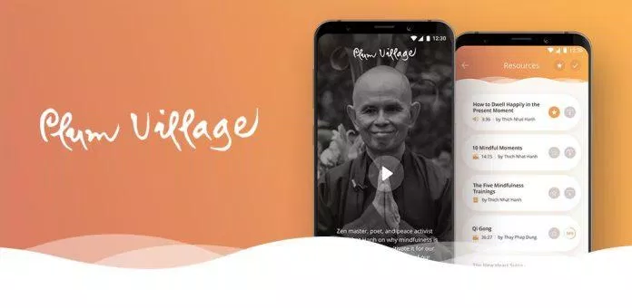Ứng dụng Plum Village (Ảnh: Internet) Ứng dụng Plum Village (Ảnh: Internet)