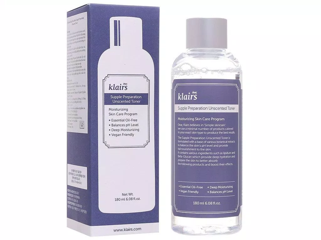 Klairs Supple Preparation Unscented Toner