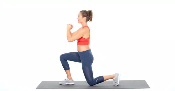 Bài tập lunge (Ảnh: Internet) Bài tập lunge (Ảnh: Internet)
