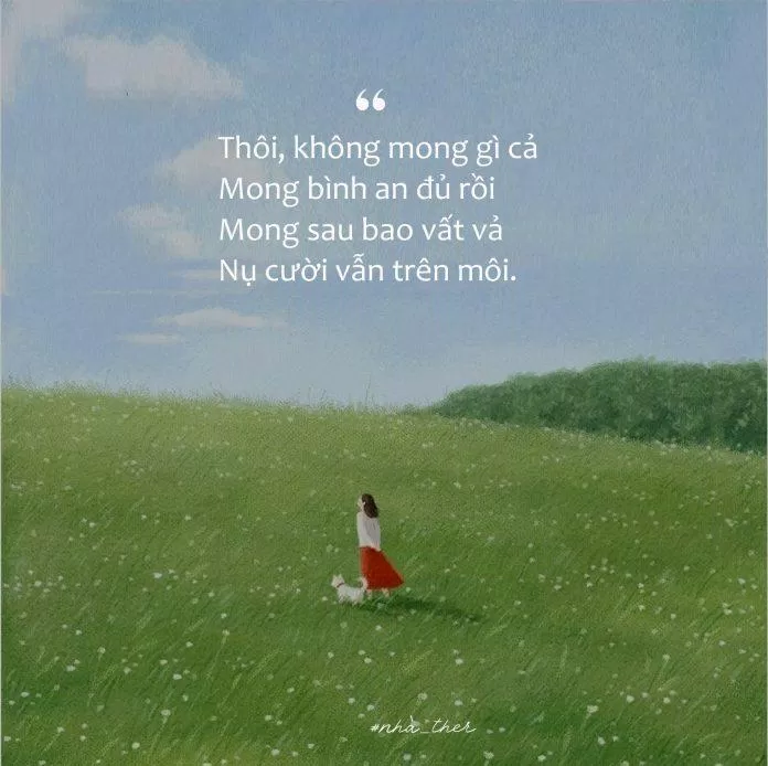 Bài thơ hay về cuộc sống bình yên
