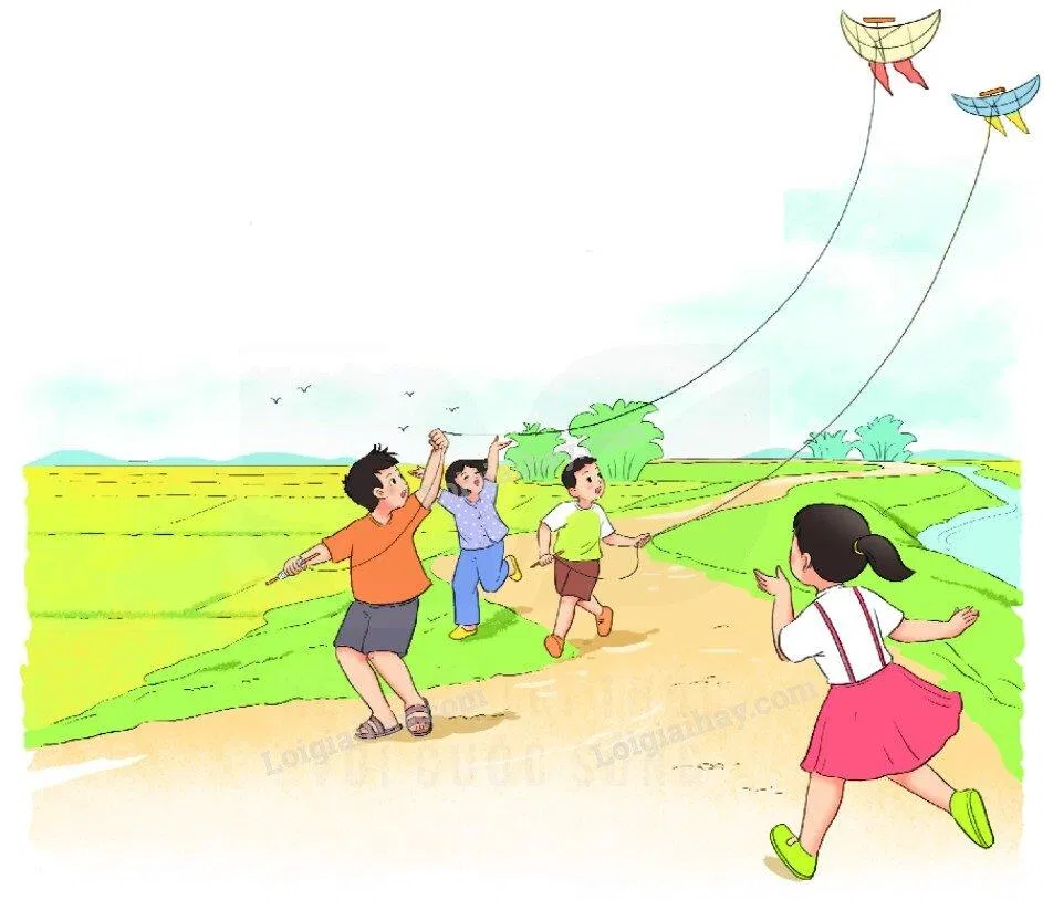 Bài văn thuyết minh về trò chơi dân gian: Thả Diều (Ảnh: Internet)