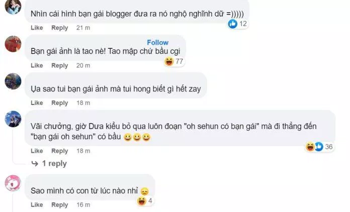 Phản ứng hài hước của fans hâm mộ. (Ảnh: Internet) Phản ứng hài hước của fans hâm mộ. (Ảnh: Internet)