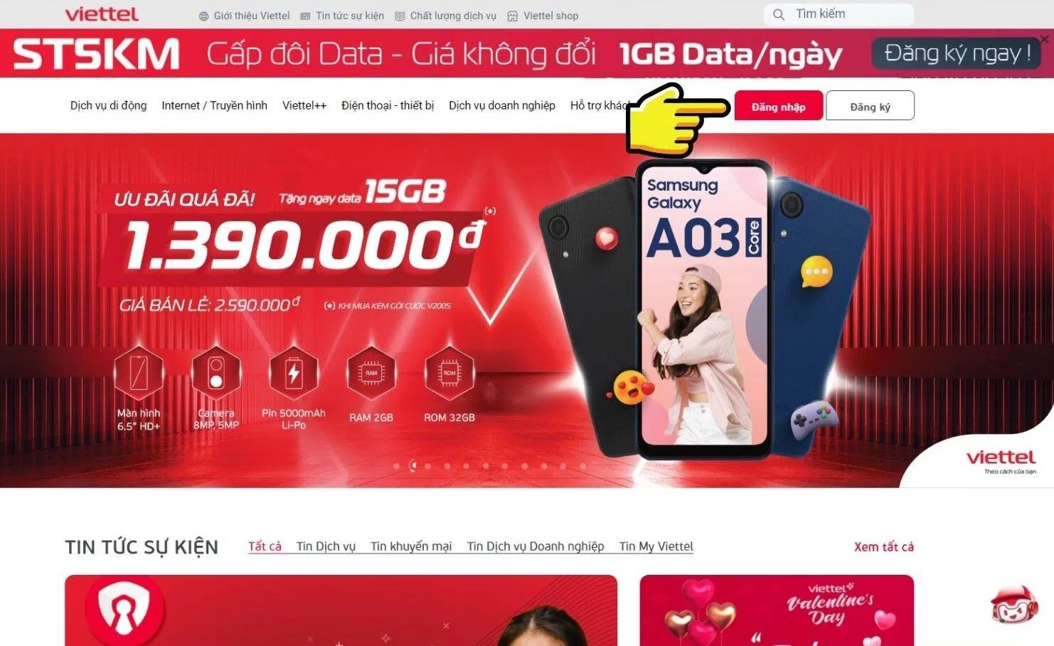 Kiểm tra sim Viettel chính chủ thông qua Website Viettel. (Ảnh: Internet)