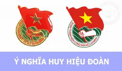 Ý nghĩa chiếc huy hiệu Đoàn là gì? (Ảnh: Internet)