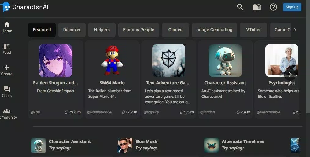 Character.AI có thể thay thế ChatGPT (Ảnh: Internet) Character.AI có thể thay thế ChatGPT (Ảnh: Internet)