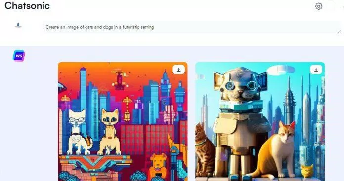 Chatsonic có thể tạo ra hình ảnh (Ảnh: Internet) Chatsonic có thể tạo ra hình ảnh (Ảnh: Internet)