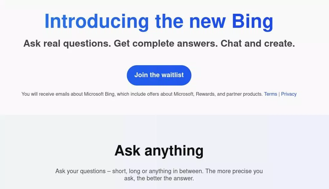 Bing AI Chat có thể thay thế ChatGPT (Ảnh: Internet) Bing AI Chat có thể thay thế ChatGPT (Ảnh: Internet)