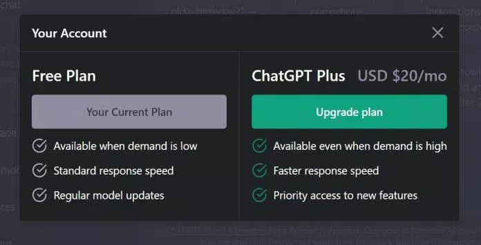 Nhấn vào Upgrade plan (Ảnh: Internet)