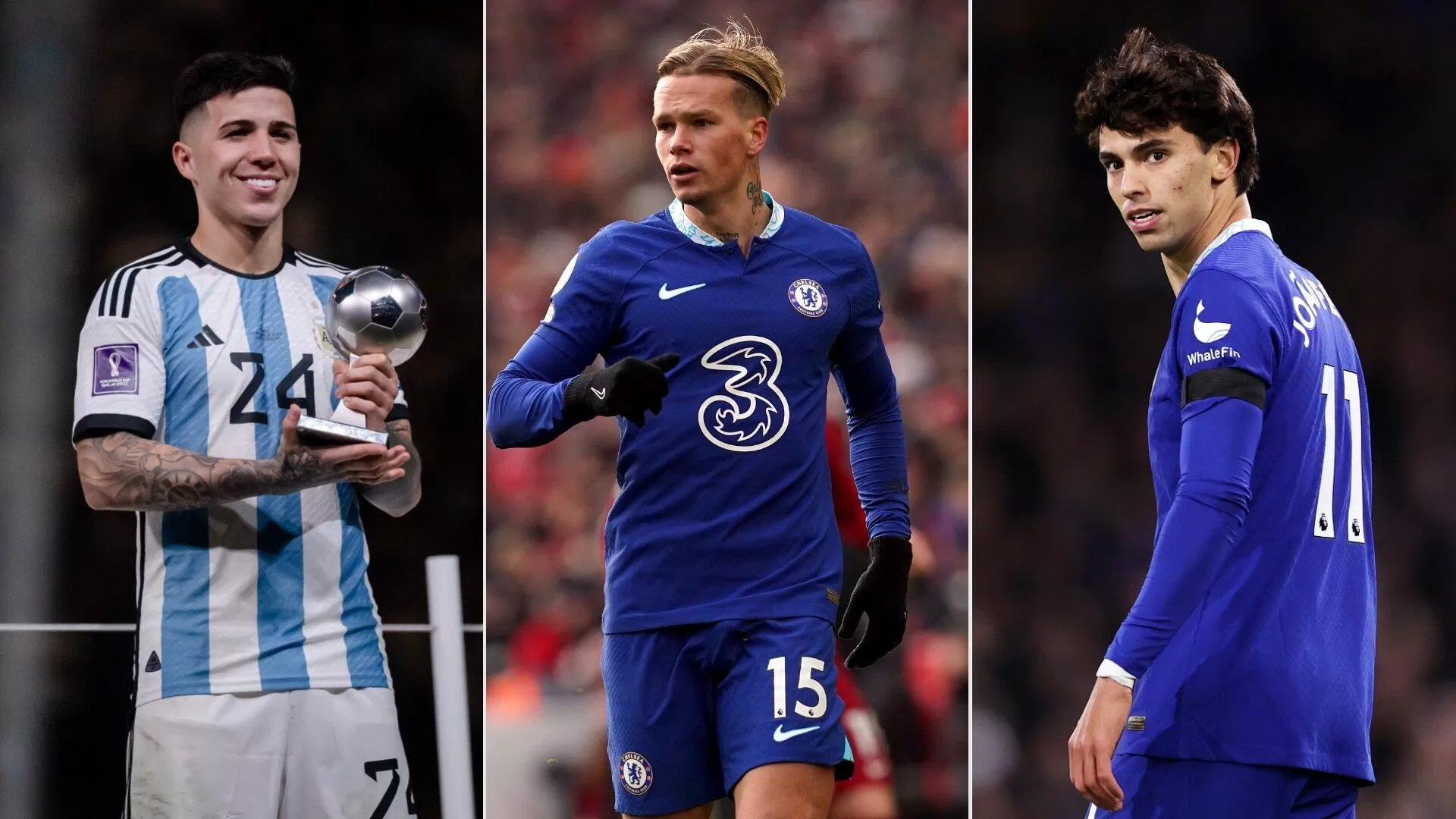 Enzo Fernandez, Mudryk, Joao Felix là những bom tấn mới nhất tại Chelsea trong mùa giải năm nay (Ảnh: Internet)