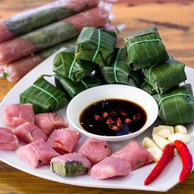 Thành quả nem cùi bưởi (Nguồn: Internet) Thành quả nem cùi bưởi (Nguồn: Internet)