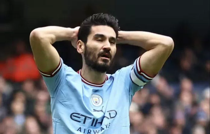 Đội trưởng của Man City, Gundogan có một pha bỏ lỡ đáng tiếc trong hiệp 1 (Ảnh: Internet) Đội trưởng của Man City, Gundogan có một pha bỏ lỡ đáng tiếc trong hiệp 1 (Ảnh: Internet)