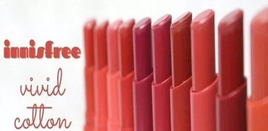 Dòng son sáp tone trầm sang chảnh Innisfree Vivid Cotton Stick