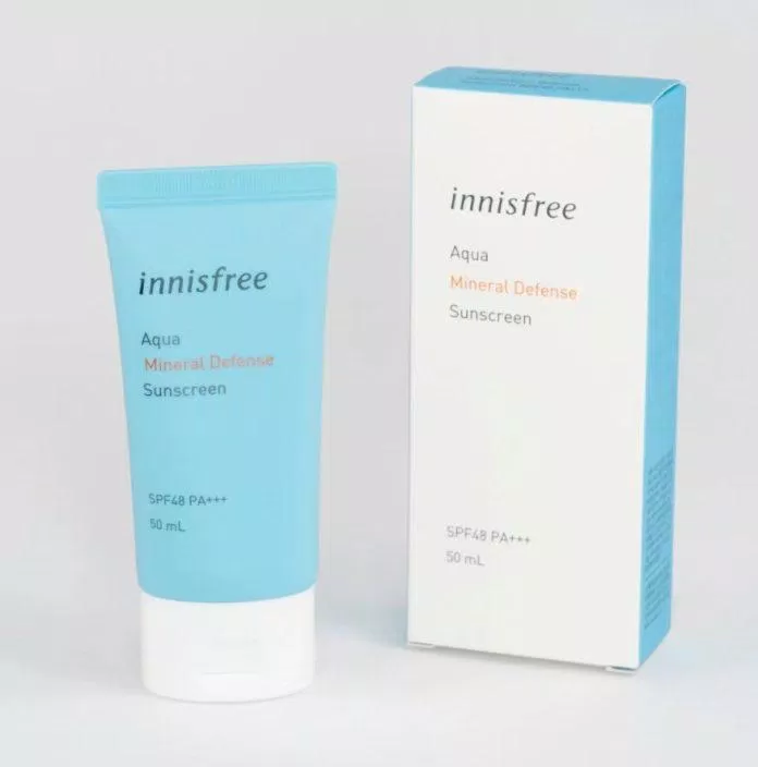 Dòng kem chống nắng mới này của Innisfree thích hợp với làn da thường, thiên dầu và ít khuyết điểm. (Nguồn: Internet).