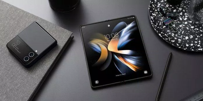 Điện thoại màn hình gập của Samsung (Ảnh: Internet) Điện thoại màn hình gập của Samsung (Ảnh: Internet)
