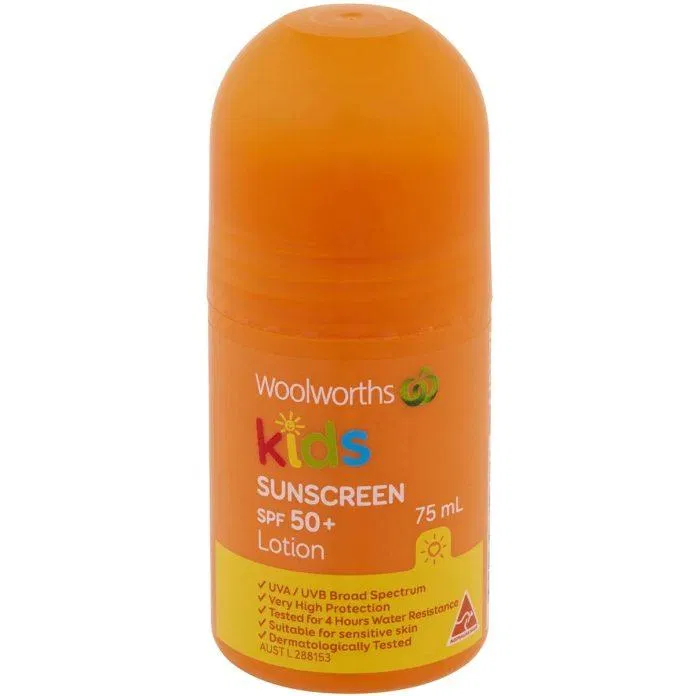 Woolworths Kids Sunscreen Spf 50+ Roll On