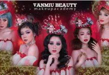 Học viên thường xuyên có những buổi học concept makeup thể hiện tài năng.