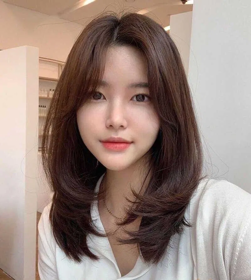 Những kiểu tóc layer đẹp là "cứu tinh" hoàn hảo cho các nàng tóc mỏng. (Ảnh: Internet)