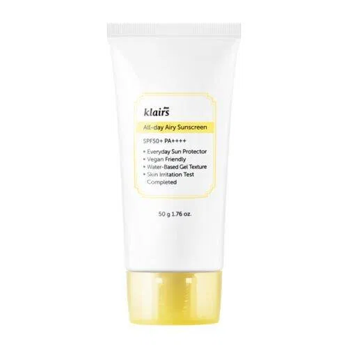 Kem Chống Nắng Klairs All Day Airy Sunscreen (Ảnh: internet)