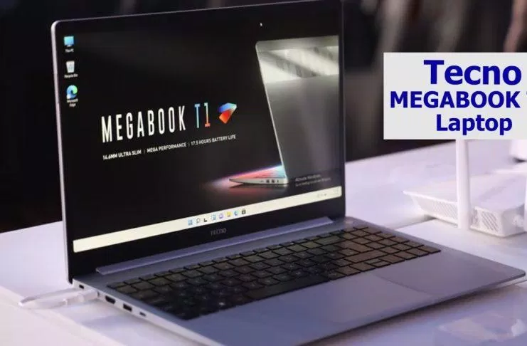 Laptop Tecno Megabook T1 (Ảnh: Internet)