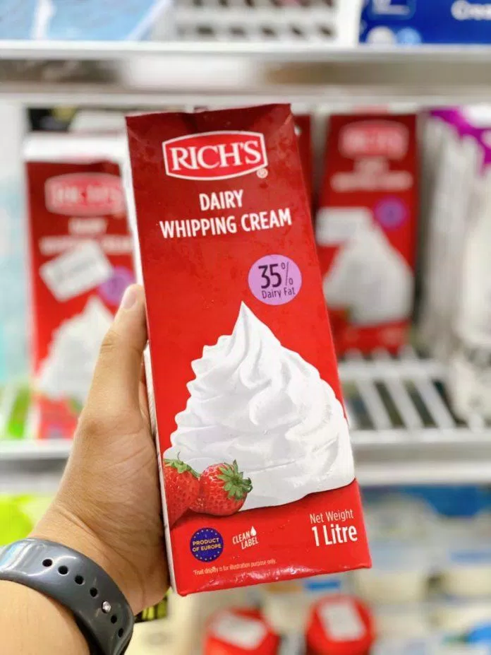 TOP whipping cream chất lượng, được yêu thích nhất hiện nay. (Ảnh: Internet)