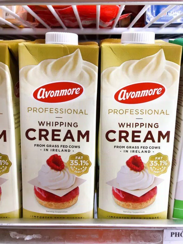 Loại whipping cream chất lượng, được yêu thích nhất hiện nay. (Ảnh: Internet)