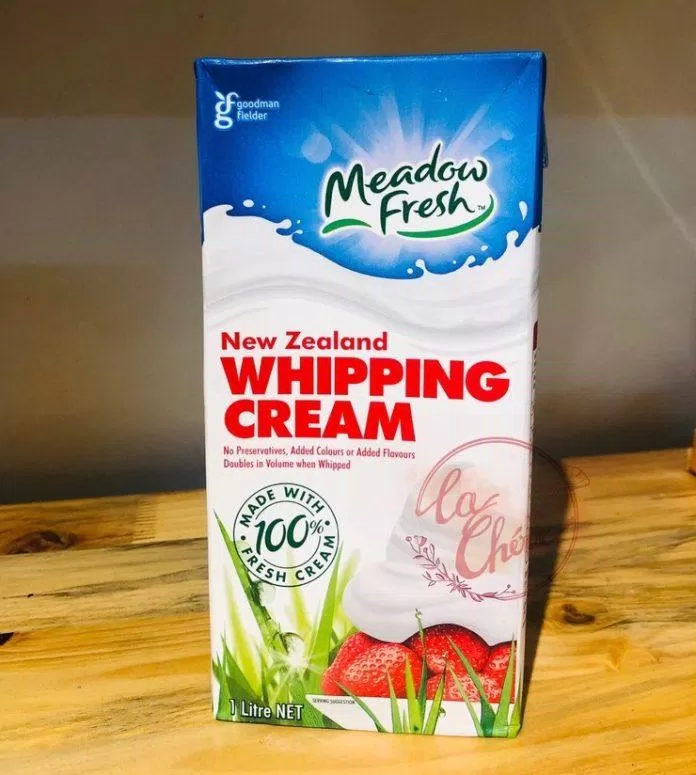 TOP whipping cream chất lượng, được yêu thích nhất hiện nay. (Ảnh: Internet)
