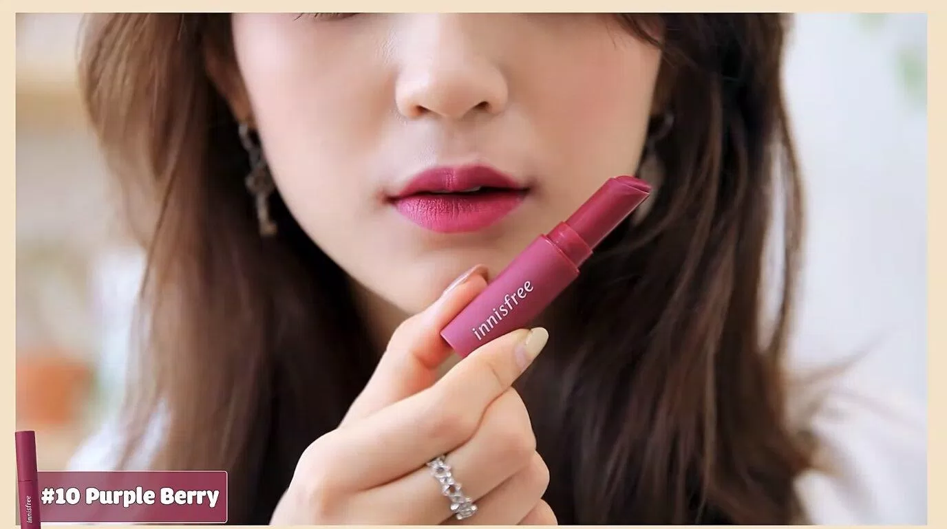 Màu Purple Berry Innisfree Vivid Cotton Stick (nguồn: Internet)