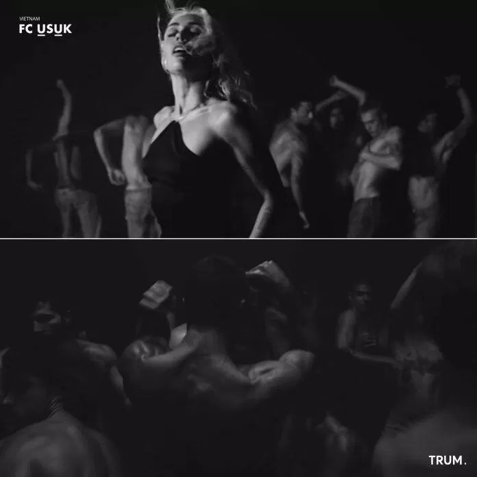 Miley nhảy múa với 14 vũ công. (Ảnh: Internet)