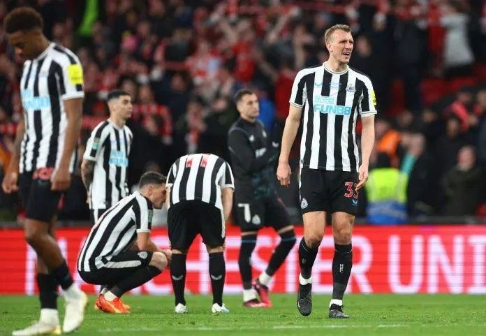 Newcastle đang trải qua chuỗi trận đáng thất vọng ở Premier League sau một thời gian thăng hoa (Ảnh: Internet)