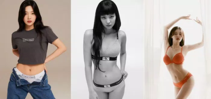 Nữ idol làm người mẫu nội y (Ảnh: Internet)