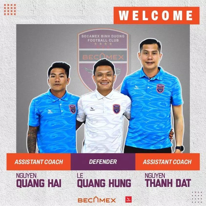 Lê Quang Hùng gia nhập CLB Bình Dương (Ảnh: Internet) Lê Quang Hùng gia nhập CLB Bình Dương (Ảnh: Internet)