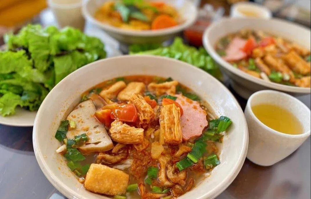 Món bún chay của nhà hàng. (Ảnh: Internet)