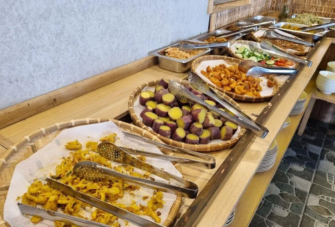 Quầy thức ăn của nhà hàng. (Ảnh: Internet)