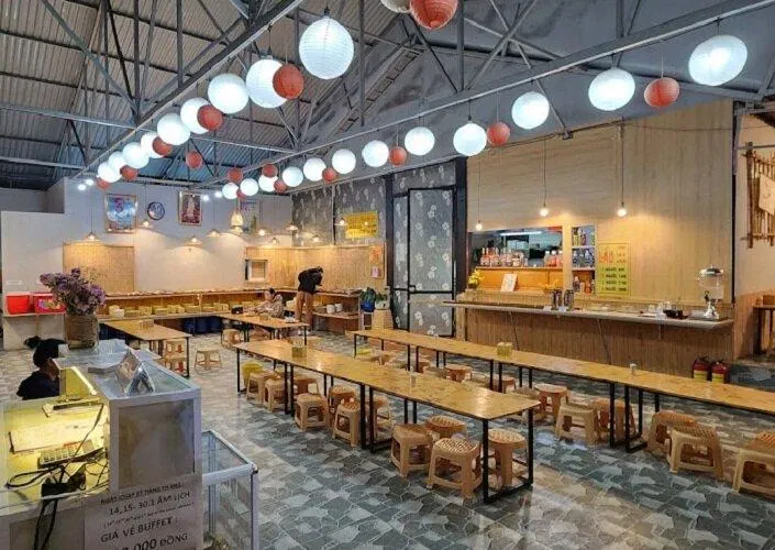Không gian bên trong nhà hàng. (Ảnh: Internet)