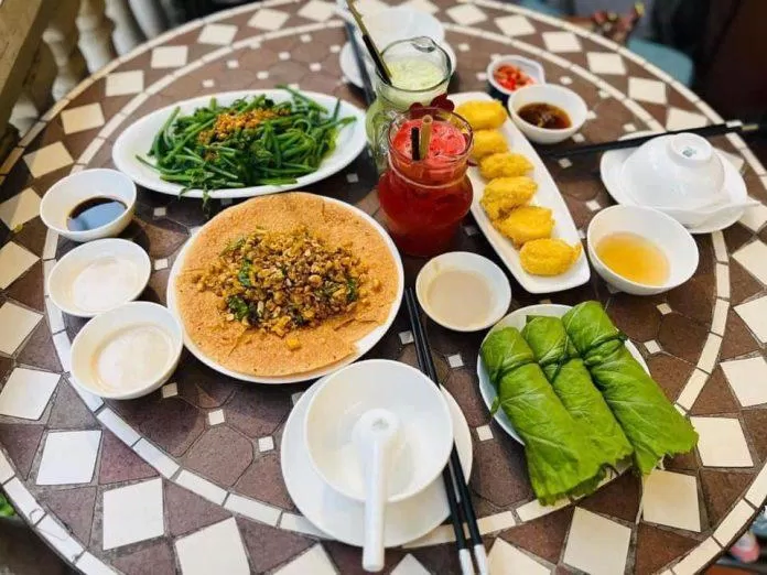 Nhà hàng chay và cà phê Bông Súng Vegetarian chi nhánh 1 (Ảnh: Internet)