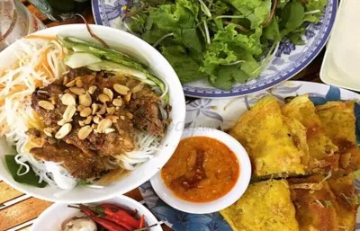 Bún thịt nướng Bà Trai (Ảnh: Internet)