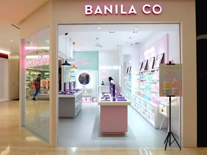 Một góc store của thương hiệu Banila Co (Nguồn: Internet)