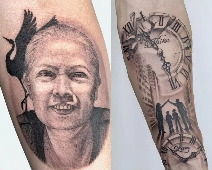 Những tác phẩm do đội ngũ nghệ sĩ xăm của Saigon Club Tattoo thực hiện (Ảnh: Internet)