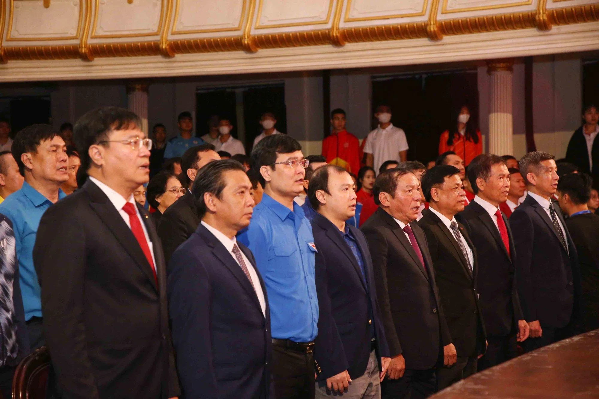 Sáng 19/3, chương trình trao thưởng và tôn vinh các VĐV, HLV tiêu biểu toàn quốc năm 2022 đã diễn ra tại Nhà hát Lớn Hà Nội. (Ảnh: Internet) Sáng 19/3, chương trình trao thưởng và tôn vinh các VĐV, HLV tiêu biểu toàn quốc năm 2022 đã diễn ra tại Nhà hát Lớn Hà Nội. (Ảnh: Internet)