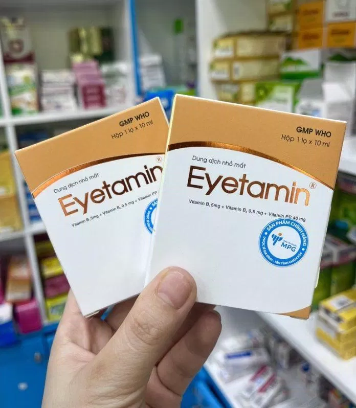 Vitamin nhỏ mắt Eyetamin (Ảnh: Internet)
