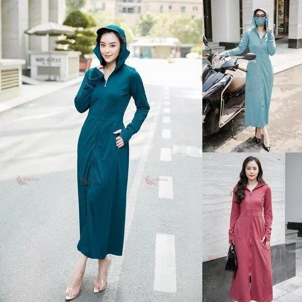 Kết hợp áo chống nắng cùng các phụ kiện che nắng (Ảnh: Internet) Kết hợp áo chống nắng cùng các phụ kiện che nắng (Ảnh: Internet)