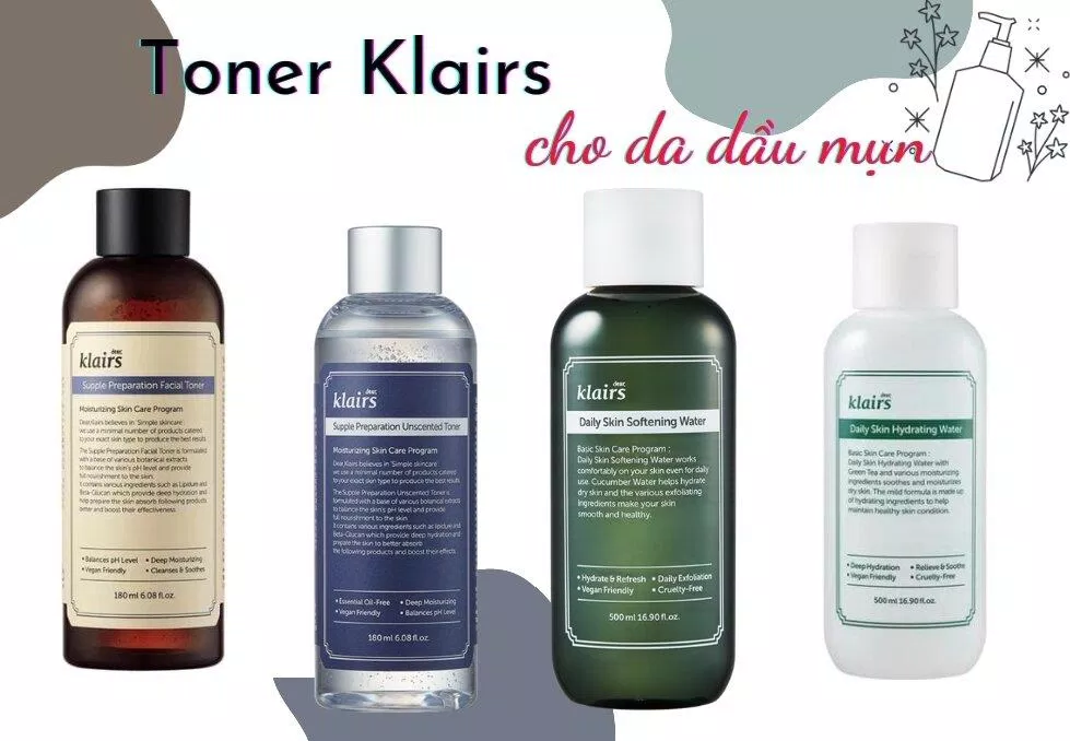 Tìm hiểu toner klairs cho da dầu mụn không mùi có tốt không