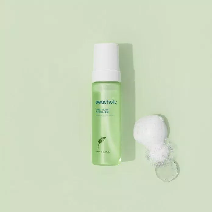 Toner ngải cứu tạo bọt Peacholic Bubbly Jinjung Ampoule có thể sử dụng để làm sạch da, dưỡng ẩm, làm mặt nạ dưỡng da. Nguồn: Internet