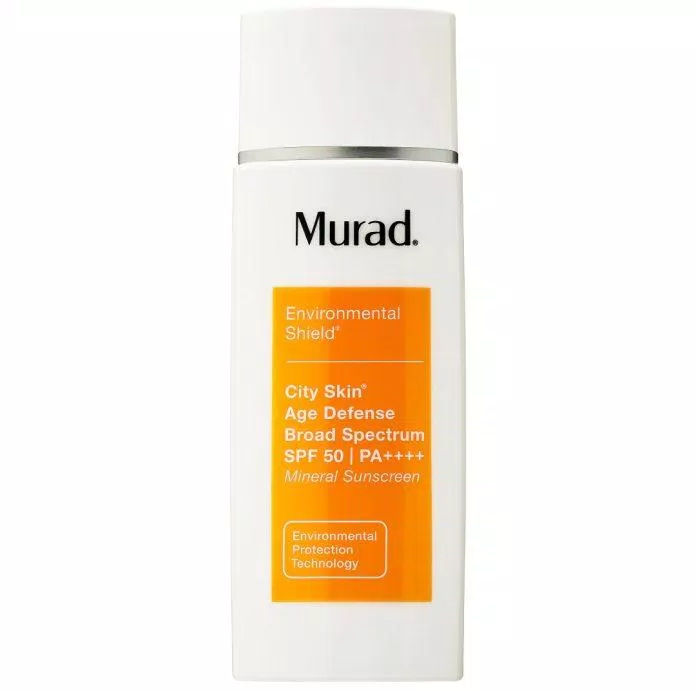Kem chống nắng chống ánh sáng xanh cho da dầu Murad City Skin Age Defense Broad Spectrum (Ảnh: Internet).