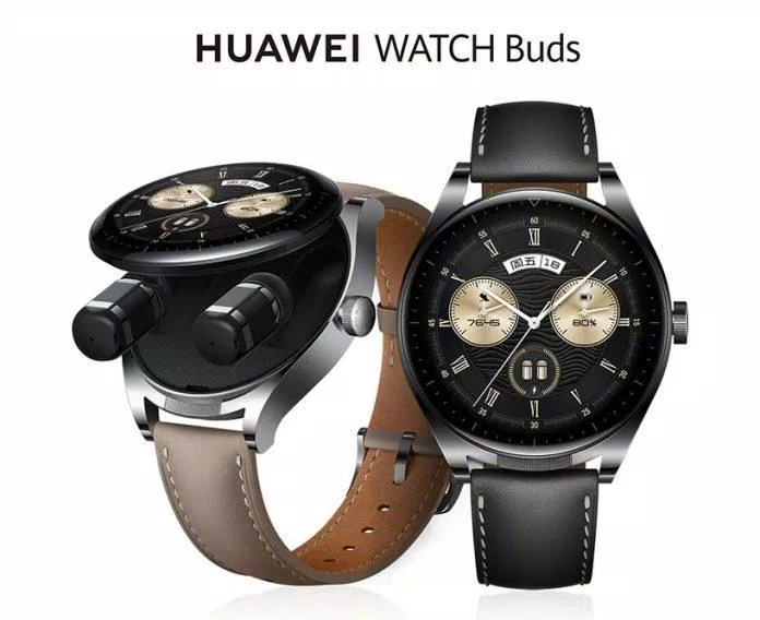 Huawei Watch Buds là thiết bị kết hợp tai nghe không dây và đồng hồ thông minh (Ảnh: Internet)