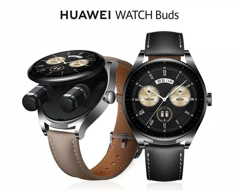 Huawei Watch Buds là thiết bị kết hợp tai nghe không dây và đồng hồ thông minh (Ảnh: Internet)