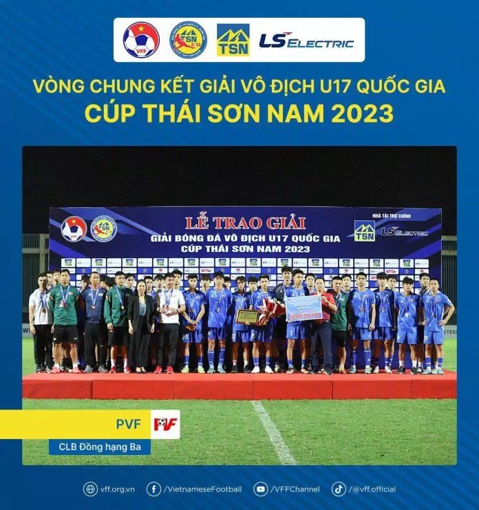 U16 PVF trở thành cựu vương (Ảnh: Internet) U16 PVF trở thành cựu vương (Ảnh: Internet)